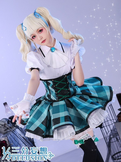 삼분망상 유리 아이엠스타 아이카츠 코스프레 스쿨룩 무대 의상