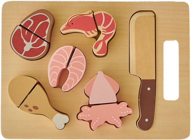 피에스타 퍼즐 도마썰기 고기, 1개