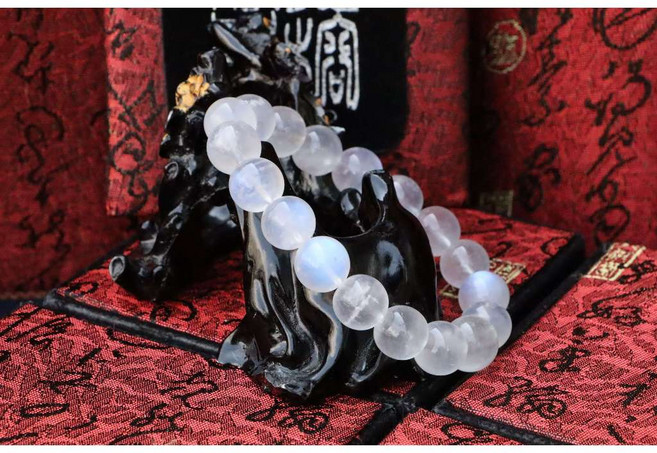 TIBUKKYO 月光石手珠 12mm 白月光石 手鍊 17cm