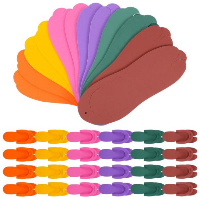 접이식 슬리퍼 24 쌍 남여 호텔 손님 경량 편안한 통기성 미끄럼 방지 일회용 휴대용 부드럽고 아늑한