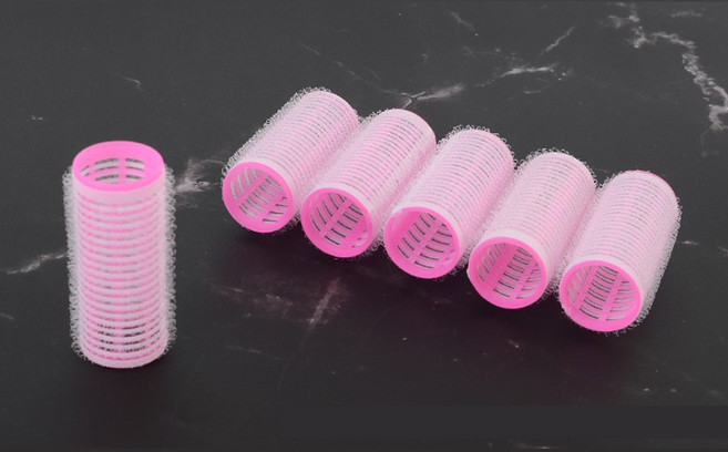 탈부착 헤어 구르프 볼륨 헤어롤 6개 세트 중형 24MM, 1개