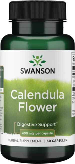 스완슨 풀 스펙트럼 카렌듈라 플라워 400mg 캡슐, 1개, 60정