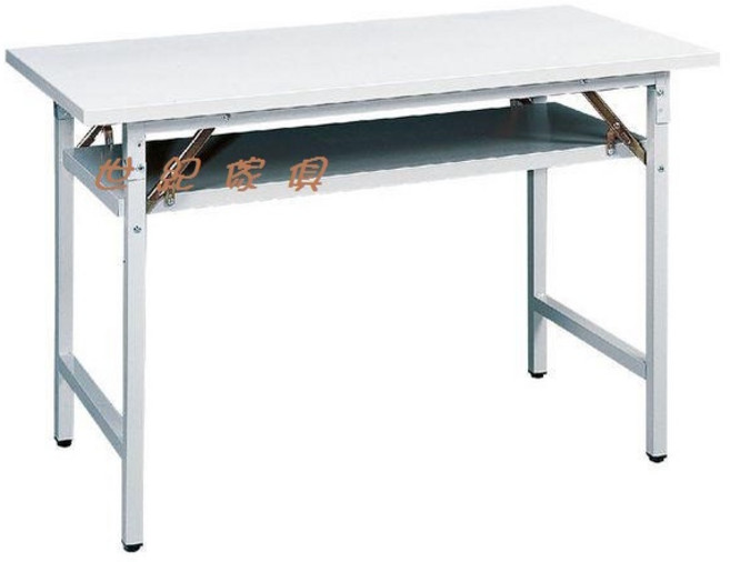 世紀傢俱 PU直角 4尺 白面 折合桌/洽談桌/工作桌/課桌/教學桌 送北部 單價(單1張), 送北部 "不"下單-單價(單1張)