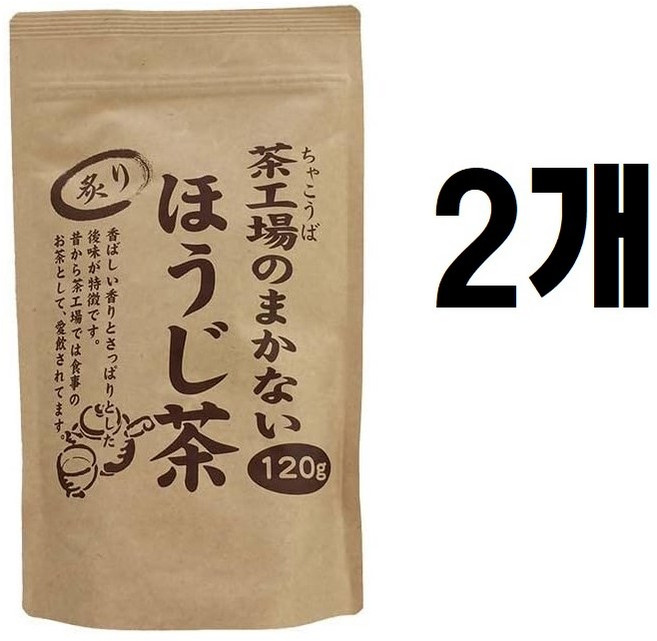 일본 오이가와 차원 호지차 호우지차 잎차 120g 1개입 2개