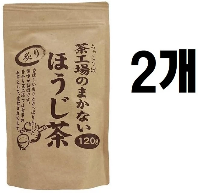 일본 오이가와 차원 호지차 호우지차 잎차 120g 1개입 2개 - 쿠팡