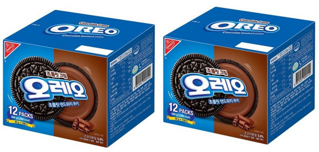 오레오 초코, 1개입, 600g, 2개