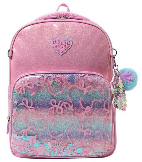 피터젠슨 여아용 리본 그라데이션 책가방