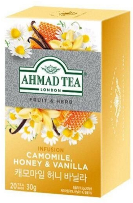 아마드티셀러허브 식품 캐모마일허니바닐라 허브티 티백 20개입