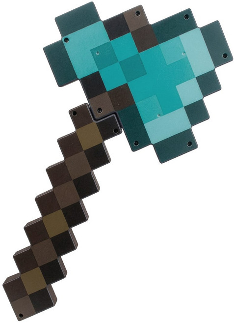 마인크래프트 굿즈 장난감 역할놀이 다이아몬드 검&곡괭이, 다이아몬드 도끼, 1개