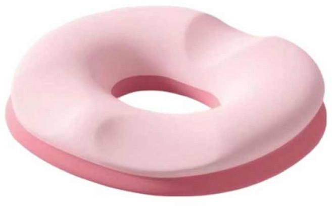 네이처스 파머 메모리폼 원형 도넛 방석, 1개, 원형핑크