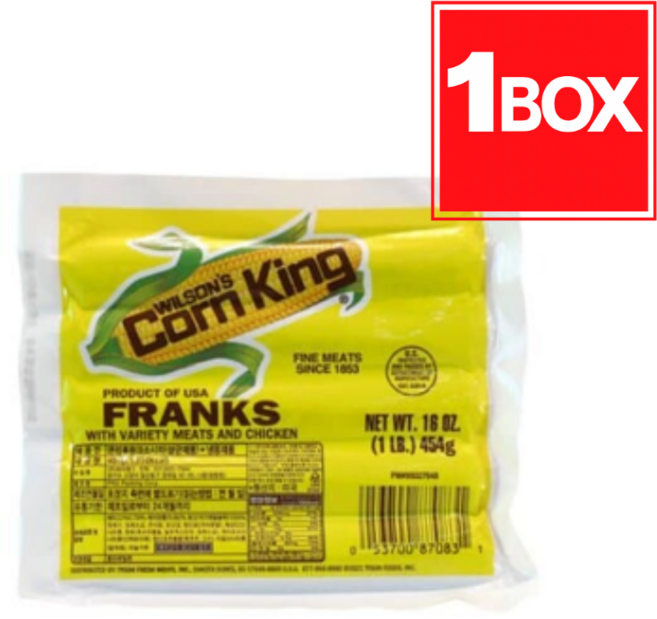 (주)씨이에스 콘킹고염 후랑크 454g, 24개