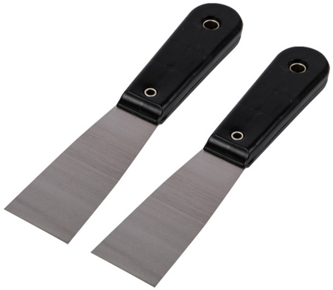 ZIO-BIZ 스텐 미니 헤라 / 스텐헤라 스크래퍼 퍼티헤라 퍼티나이프 썬팅헤라 자동차 눈제거 성애제거 자동차리무버 차량용리무버 도배공구 도배부자재 껌칼 시트지공구, 4개