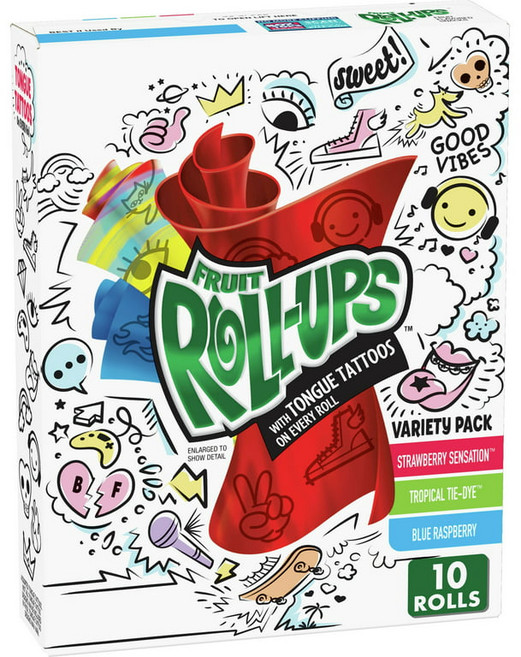 1+1 베티 크로커 버라이어티팩 프룻 롤업 과일맛 1팩 10롤, 10롤 x 2팩