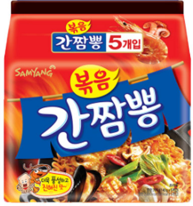 삼양 간짬뽕 봉지 140g, 25개