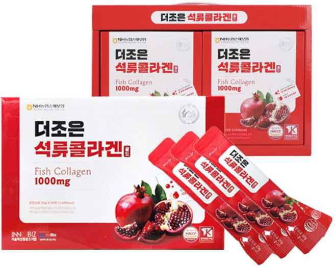 더 좋은 석류&콜라겐 젤리 스틱 26포 선물세트 (리뉴얼 디자인), 600g, 1세트