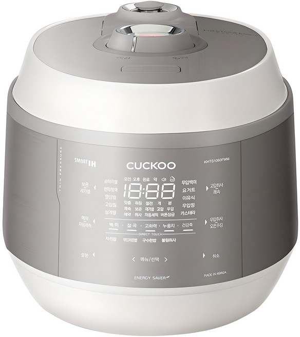 쿠쿠 트윈프레셔 IH전기압력밥솥 10인용, CRP-KHTS1060FWM, 화이트