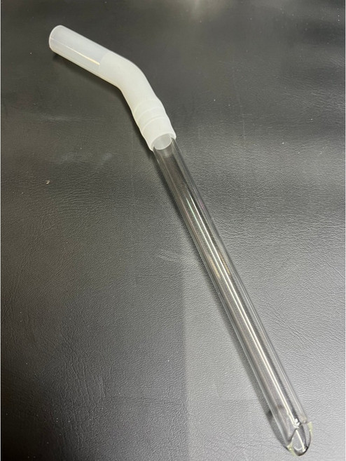 okawa 環保矽膠玻璃吸管 SGS認證, 玻璃-單隻吸管(粗)+矽膠嘴(透明), 1個