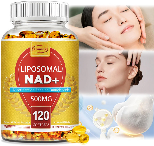 NAD+ - TMG DNA 복구 신진대사 노화 방지 항산화 집중력 향상, 1개, 120정