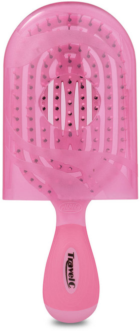 뉴웨이 트래블씨 헤어브러쉬, 1개, 핑크