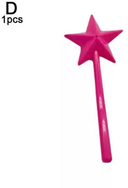 요술지팡이 스타 별지팡이 조미료통 후추통 매직 솔트 스틱, 로즈 레드 싱글 홀, 1개