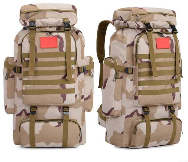 100L 대용량 군용 방수 등산 배낭 캠핑 트레킹 하이킹 여행용 아웃도어 다용도 전술 백팩 유니섹스 가방