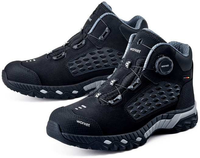 워킷 안전화 통풍 여름 다이얼 6인치 안전화 KCS인증 안전화 경량 작업화 기능성 가벼운 초경량 발편한