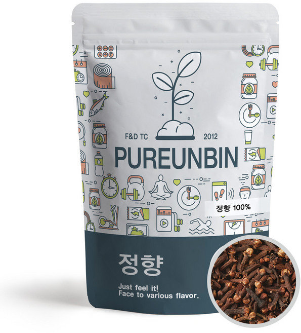 푸른빈 정향 클로브, 100g, 2개