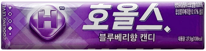 호올스 블루베리향 캔디 27.9g 수입사탕 목캔디, 1개