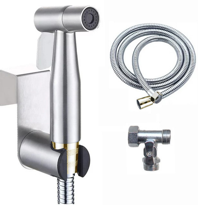 리빙리뉴 욕실 청소용 샤워기 비데 스프레이건 4종 세트, 1세트