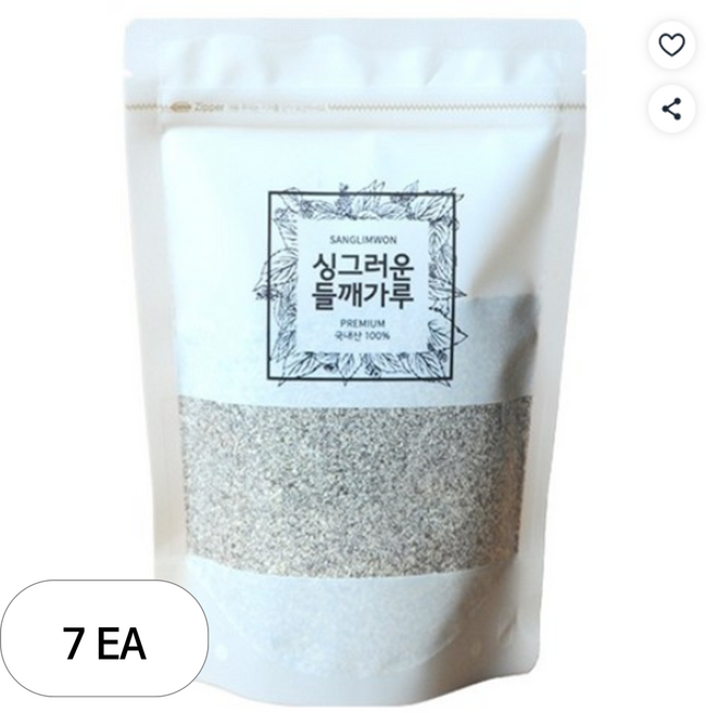 상림원 100% 국산 싱그러운 생들깨가루, 200g, 7개