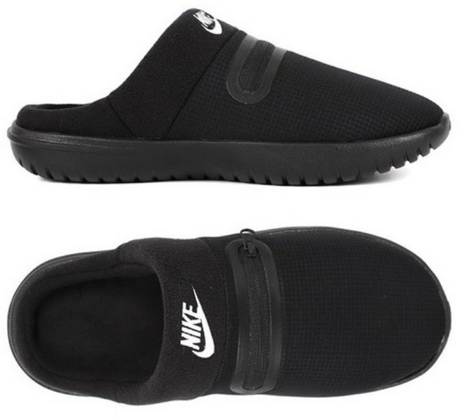 나이키 겨울 슬리퍼 버로 블랙 +AT 신발주머니