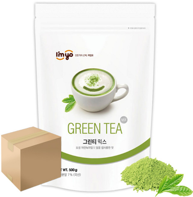 아임요 그린티믹스 500g 분말, 1개입, 12개