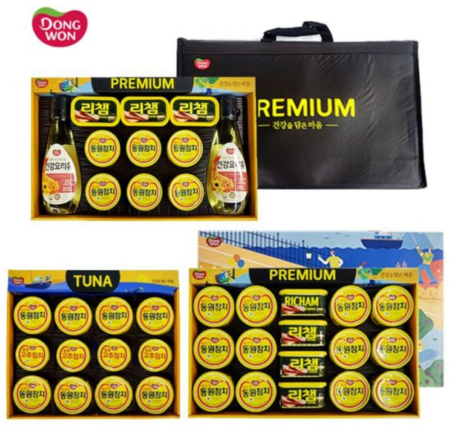 튜나 다랑어 참치 자취생 1인가구 명절 추석선물 특별 정성가득 설 모임 캔, 1개