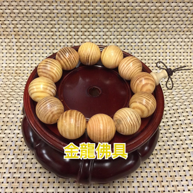 金龍佛具 帝王木 血龍木 手珠 佛珠 念珠, 1個, 15mm