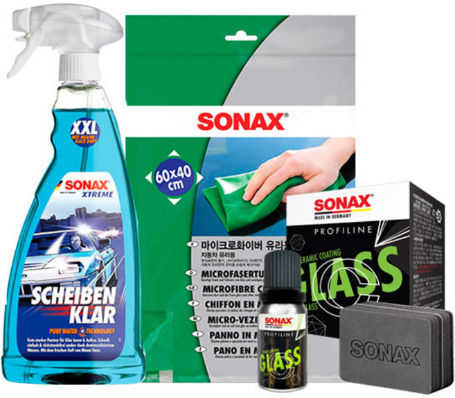 소낙스 유리관리 3종세트, 1세트