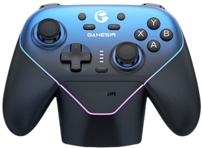 게임서 T4N 프로 슈퍼노바 무선 조이패드 베이스 포함, 1개, 스타 블루