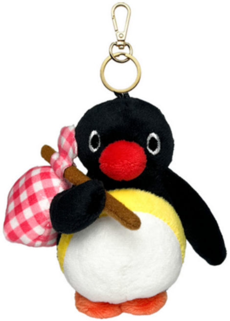 [CGV콜라보] 펭귄 캐릭터 보따리 키링 핑구 굿즈 가방고리 10cm