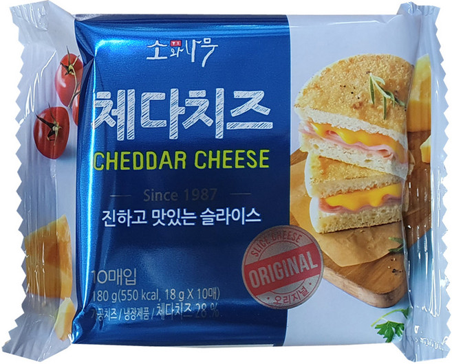 동원 소와나무 체다치즈 오리지널 180g, 3개