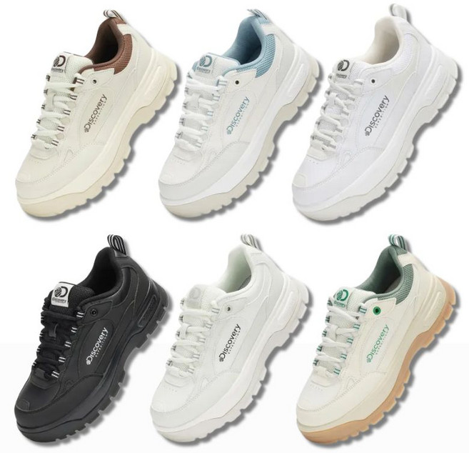 [백화점정품] 디스커버리 운동화 스니커즈 일상화 키높이 어글리슈즈