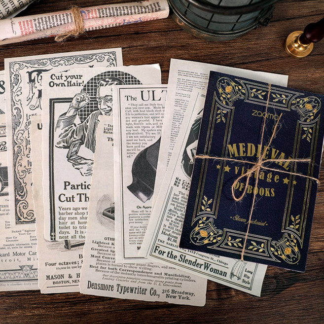 레트로 영어 영문 종이 페이퍼 오래된 종이, M.V 1 - 01. 패션