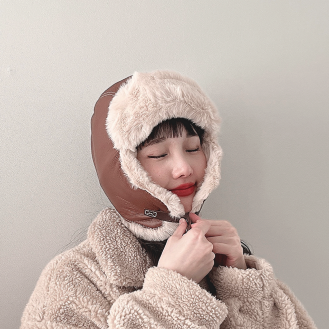 이쩜영연구소 겨울 군밤모자 방한모자