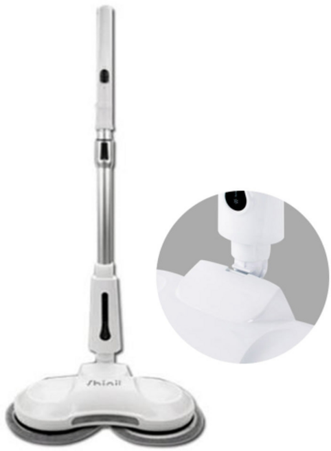 신일 듀얼 스핀 무선 물걸레청소기 저소음 SDC-W8000NK 회전 전동 원룸 사무실 업소용