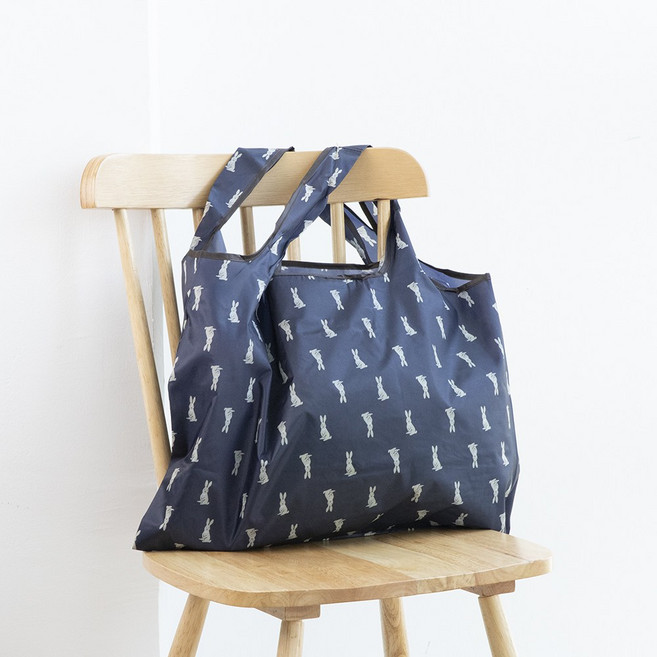 84x84 휴대용 접이식 장바구니 시장바구니 대형, 8.네이비토끼, 1개