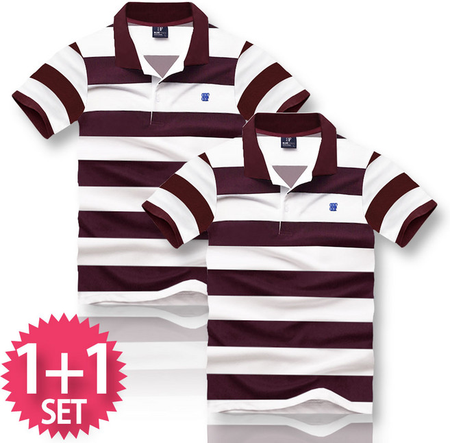 블루포스 아데롤 반팔 카라티 1+1 세트 [2장 묶음] 남자 티셔츠 남성 반팔티 단체티 남녀공용 커플티 여름 골프티 [국내생산]