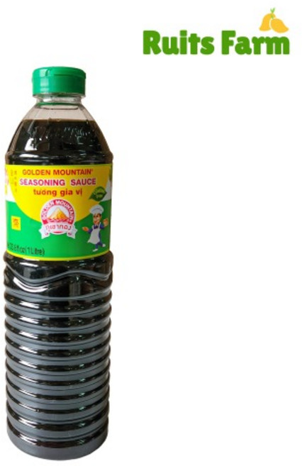 [루츠팜] 태국 간장 시즈닝 소스 그린캡 1000ml 골든마운틴 골드마운틴 맛간장 1L, 1세트
