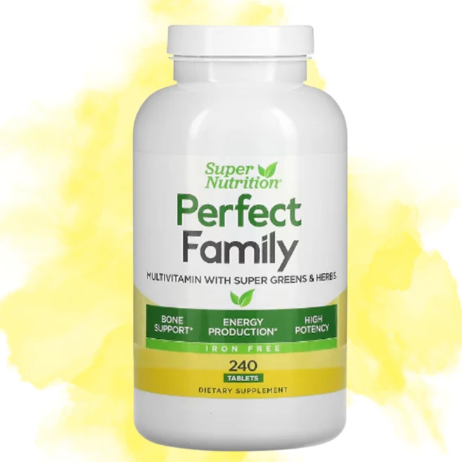 면역력 높이는 멀티비타민 슈퍼 뉴트리션 패밀리 땡땡이뮨 39가지 성분 영양제 240정 고약사 1병, 240정 1병, 1개 - 쿠팡