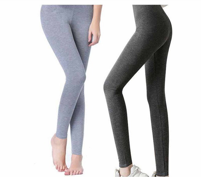 1+1 여성 내복 바지 여성용 봄가을 내의 탄력 타이즈 슬림핏 레이어드 팬츠 JXH