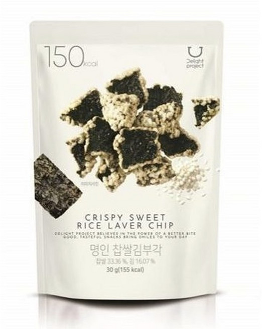 딜라이트 프로젝트 명인 콩마요 찹쌀김부각, 30g, 6개