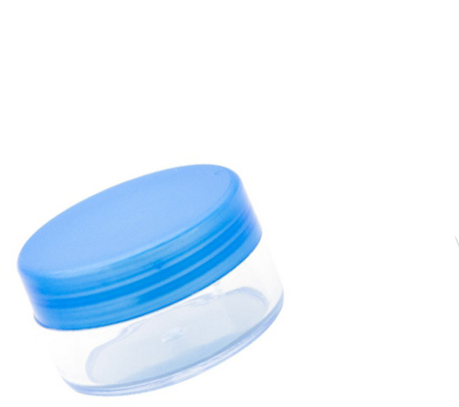 샘플넣어두는 원형미니케이스 소형휴대정리보관통 1칸 블루