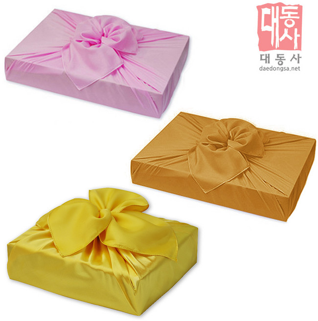 색 보자기 폰지보자기 명절 선물 포장 보자기 과일보자기, 1개, 색보자기 대-보라